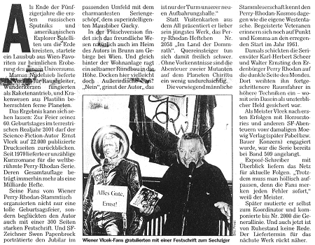 Kurier Ausschnitt