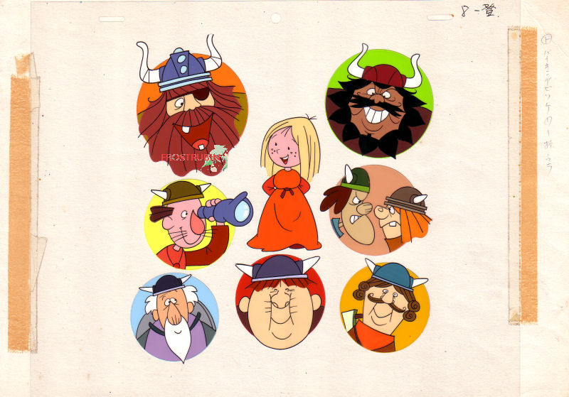 Wickie Little Viking Vicke Hanken cel