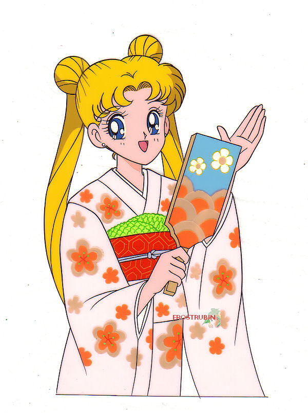 Sailor Moon Bunny kimono hanken cel