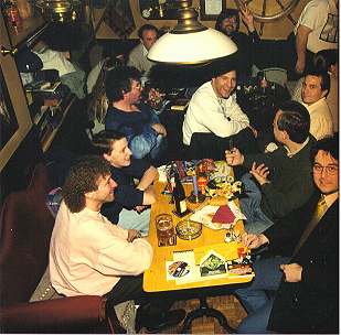 Ein Teil der Stammtischrunde