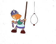 Wickie Little Viking cel